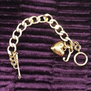 Authentic Juicy Couture Gold Link Bracelet